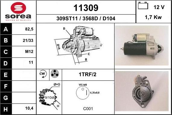 EAI 11309 - Starter www.molydon.hr