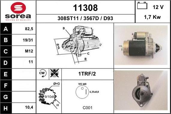 EAI 11308 - Starter www.molydon.hr