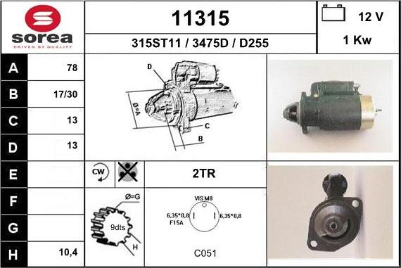 EAI 11315 - Starter www.molydon.hr