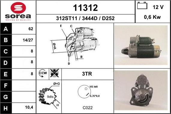 EAI 11312 - Starter www.molydon.hr