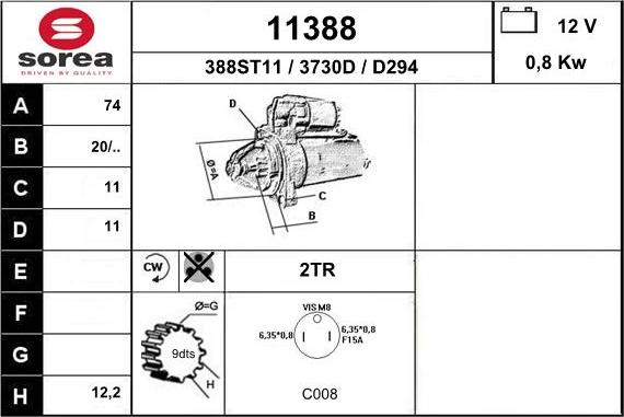 EAI 11388 - Starter www.molydon.hr