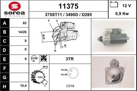 EAI 11375 - Starter www.molydon.hr