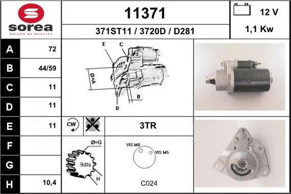 EAI 11371 - Starter www.molydon.hr