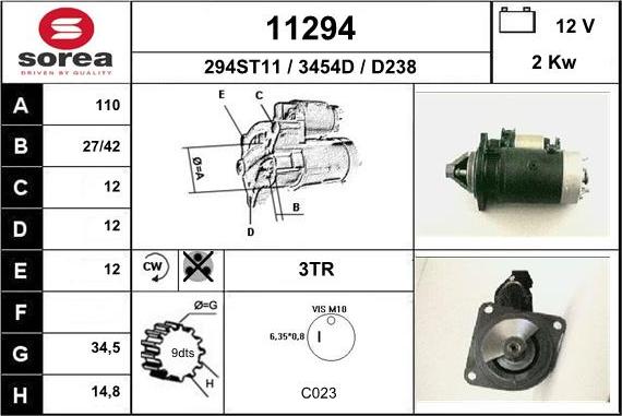 EAI 11294 - Starter www.molydon.hr