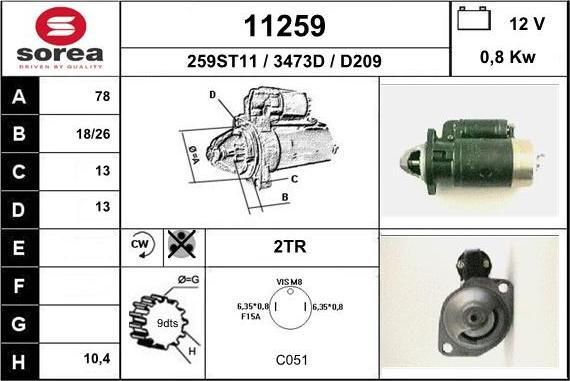 EAI 11259 - Starter www.molydon.hr