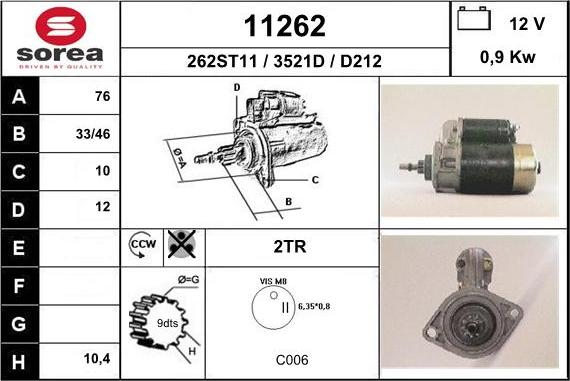 EAI 11262 - Starter www.molydon.hr