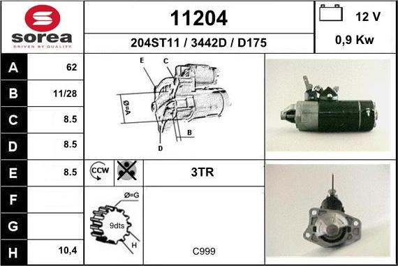 EAI 11204 - Starter www.molydon.hr