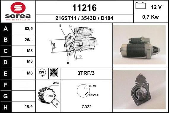 EAI 11216 - Starter www.molydon.hr