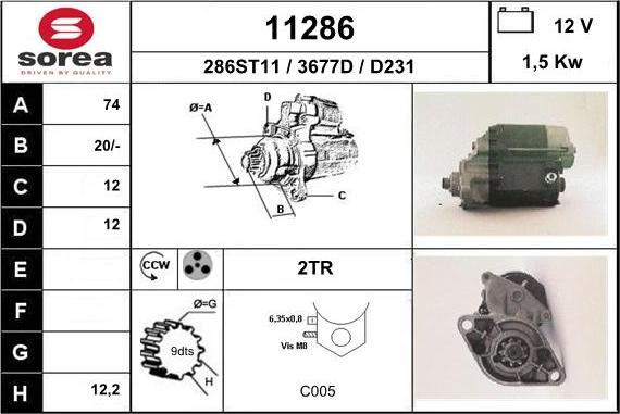 EAI 11286 - Starter www.molydon.hr