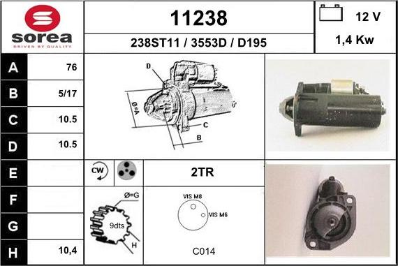 EAI 11238 - Starter www.molydon.hr