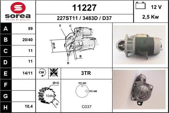 EAI 11227 - Starter www.molydon.hr