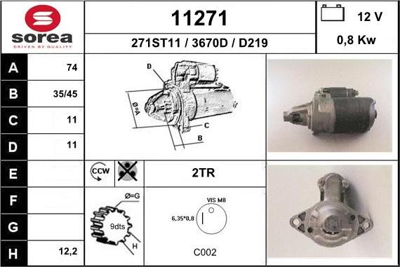 EAI 11271 - Starter www.molydon.hr