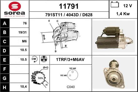 EAI 11791 - Starter www.molydon.hr