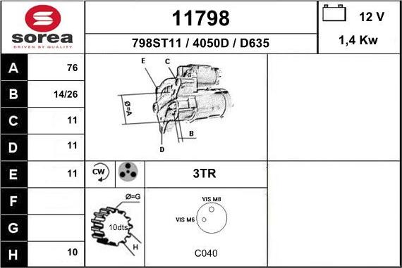 EAI 11798 - Starter www.molydon.hr