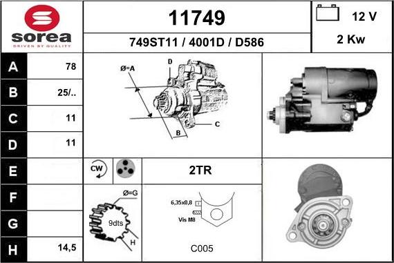 EAI 11749 - Starter www.molydon.hr