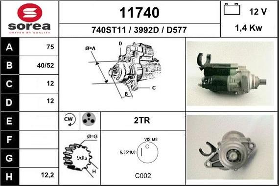 EAI 11740 - Starter www.molydon.hr