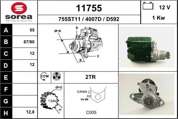 EAI 11755 - Starter www.molydon.hr