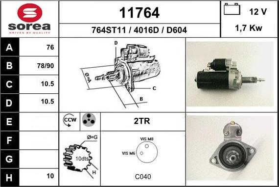 EAI 11764 - Starter www.molydon.hr