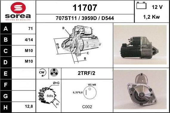 EAI 11707 - Starter www.molydon.hr