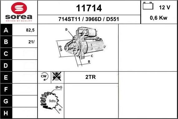 EAI 11714 - Starter www.molydon.hr