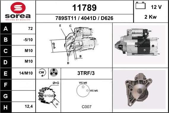 EAI 11789 - Starter www.molydon.hr