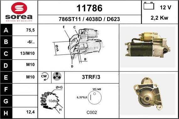 EAI 11786 - Starter www.molydon.hr