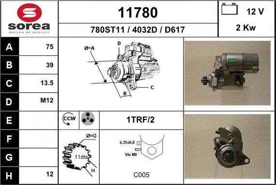 EAI 11780 - Starter www.molydon.hr