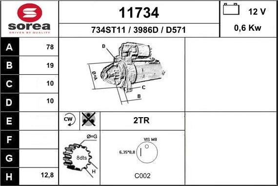 EAI 11734 - Starter www.molydon.hr