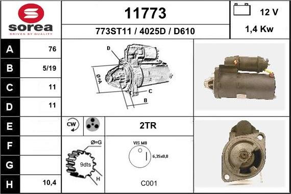 EAI 11773 - Starter www.molydon.hr