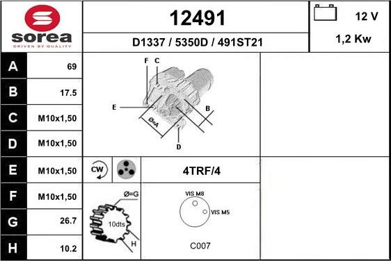 EAI 12491 - Starter www.molydon.hr