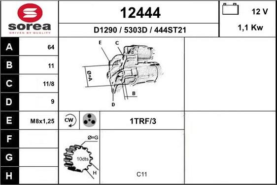 EAI 12444 - Starter www.molydon.hr