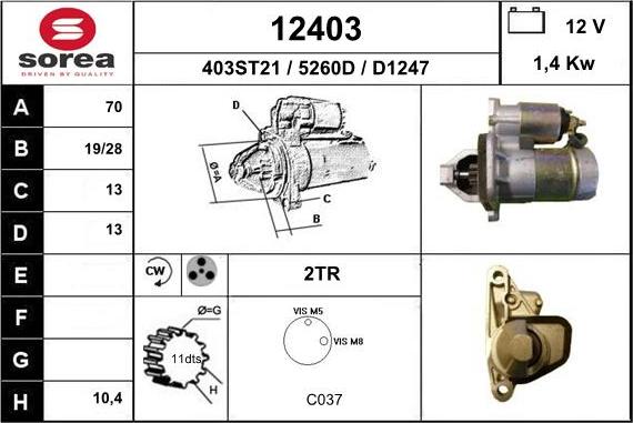 EAI 12403 - Starter www.molydon.hr