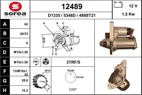 EAI 12489 - Starter www.molydon.hr