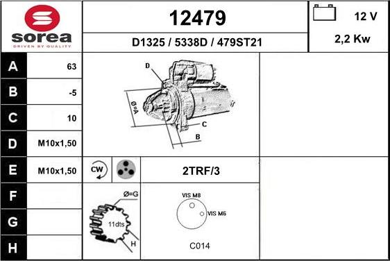 EAI 12479 - Starter www.molydon.hr