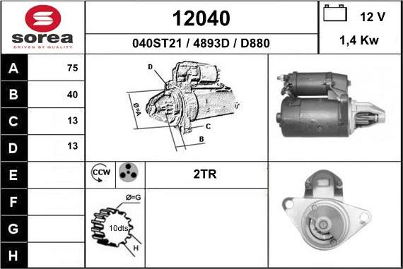 EAI 12040 - Starter www.molydon.hr