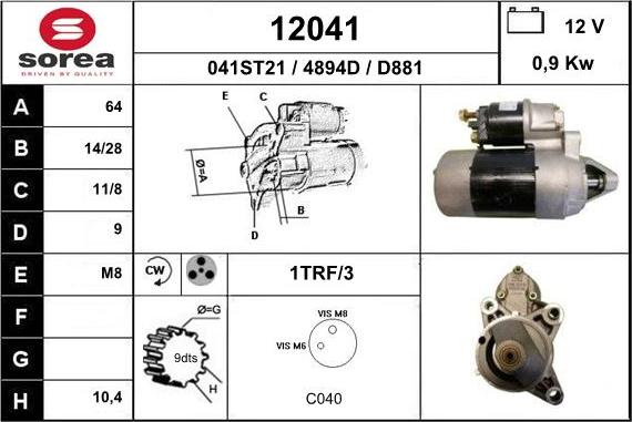 EAI 12041 - Starter www.molydon.hr