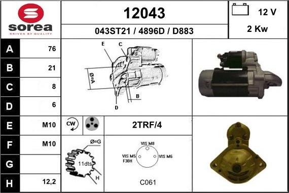 EAI 12043 - Starter www.molydon.hr