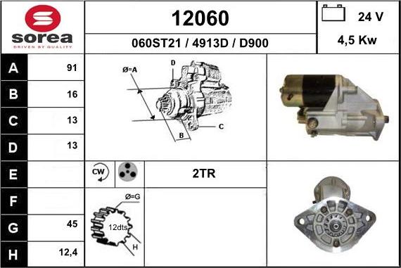 EAI 12060 - Starter www.molydon.hr