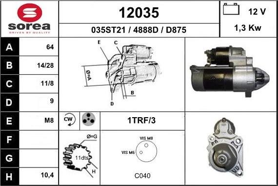 EAI 12035 - Starter www.molydon.hr