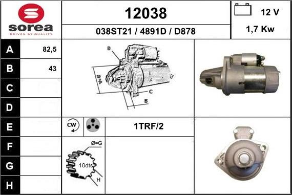 EAI 12038 - Starter www.molydon.hr