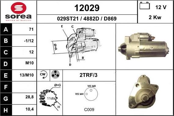 EAI 12029 - Starter www.molydon.hr