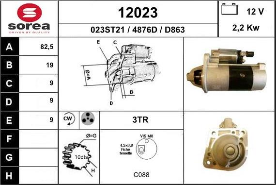 EAI 12023 - Starter www.molydon.hr