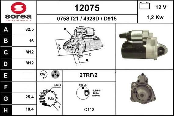 EAI 12075 - Starter www.molydon.hr