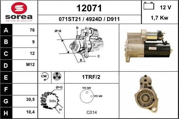 EAI 12071 - Starter www.molydon.hr