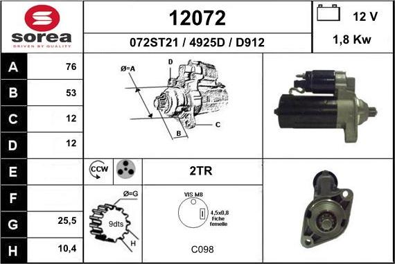 EAI 12072 - Starter www.molydon.hr