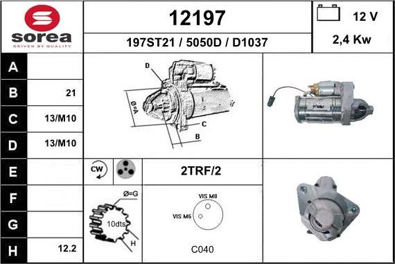 EAI 12197 - Starter www.molydon.hr