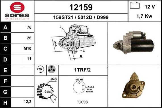 EAI 12159 - Starter www.molydon.hr