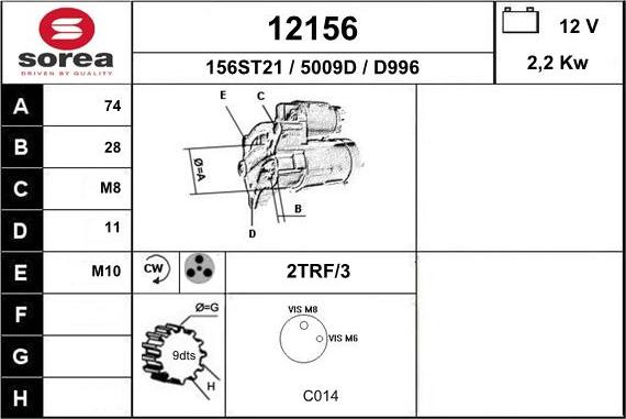 EAI 12156 - Starter www.molydon.hr