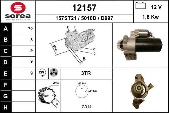 EAI 12157 - Starter www.molydon.hr