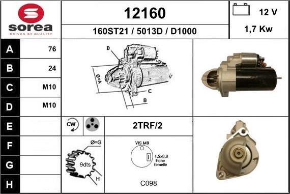 EAI 12160 - Starter www.molydon.hr